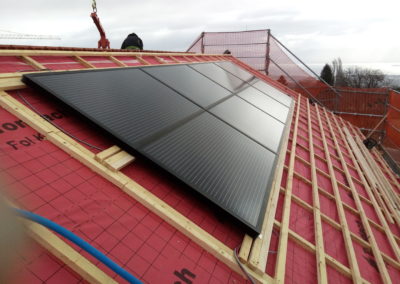 Installation 8 modules solaires en intégré à Arzier