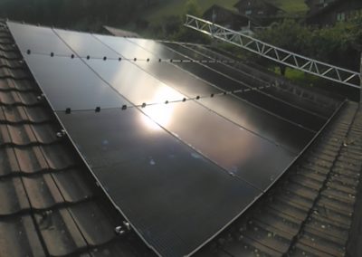 Installation 21 modules solaires en surtoiture à Troistorrent