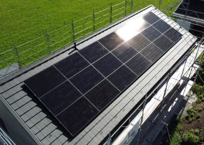 Installation solaire de 21 modules en surtoiture à Vionnaz