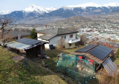 Installation solaire de 12 modules en surtoiture à Turin