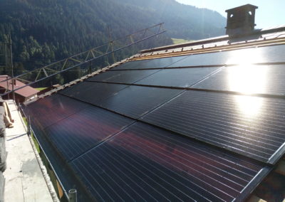 Installation 16 modules solaires en intégré Vers l’église