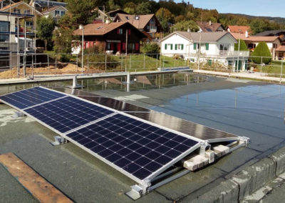 Installation de 6 modules solaires à Arzier