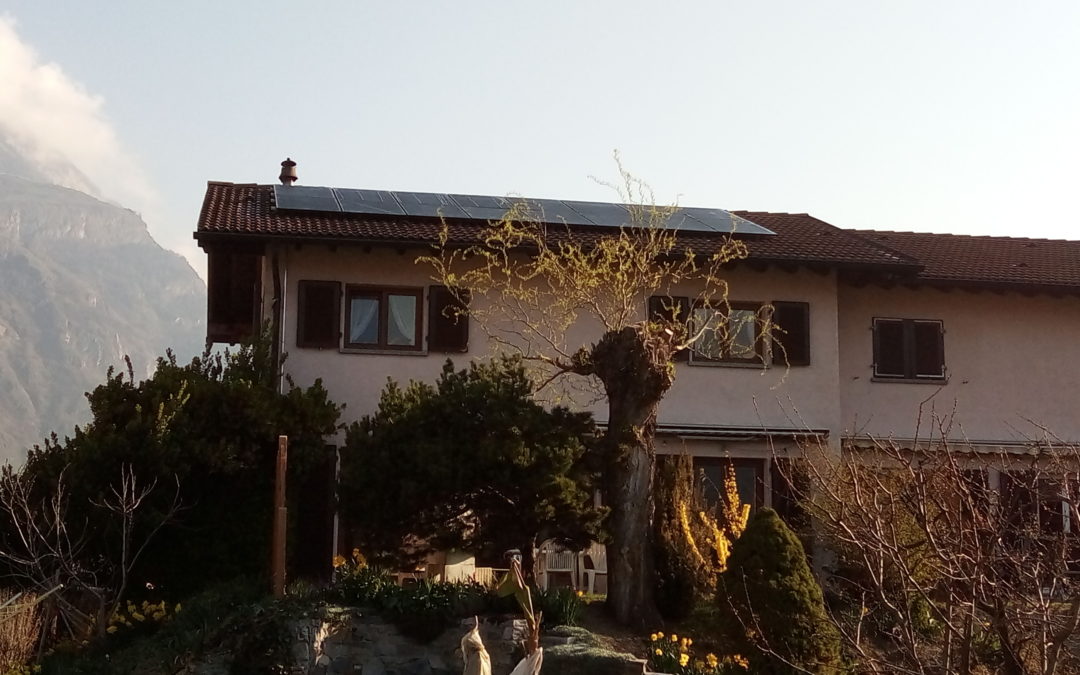 Installation 16 modules solaires en surtoiture à Fully