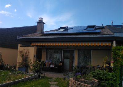 Installation 20 modules solaires en surtoiture au Bouveret