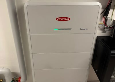 Installation d’une batterie Fronius Reserva à Villars