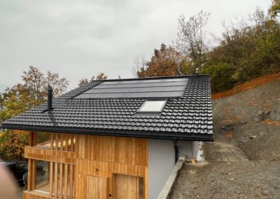 Installation 16 modules solaires en intégré à Randogne