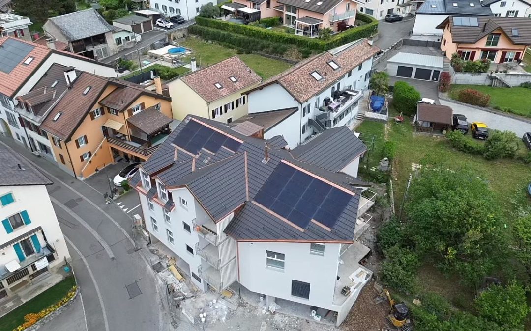 Installation 24 modules solaires en sur toiture à Roche
