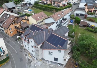 Installation 24 modules solaires en sur toiture à Roche