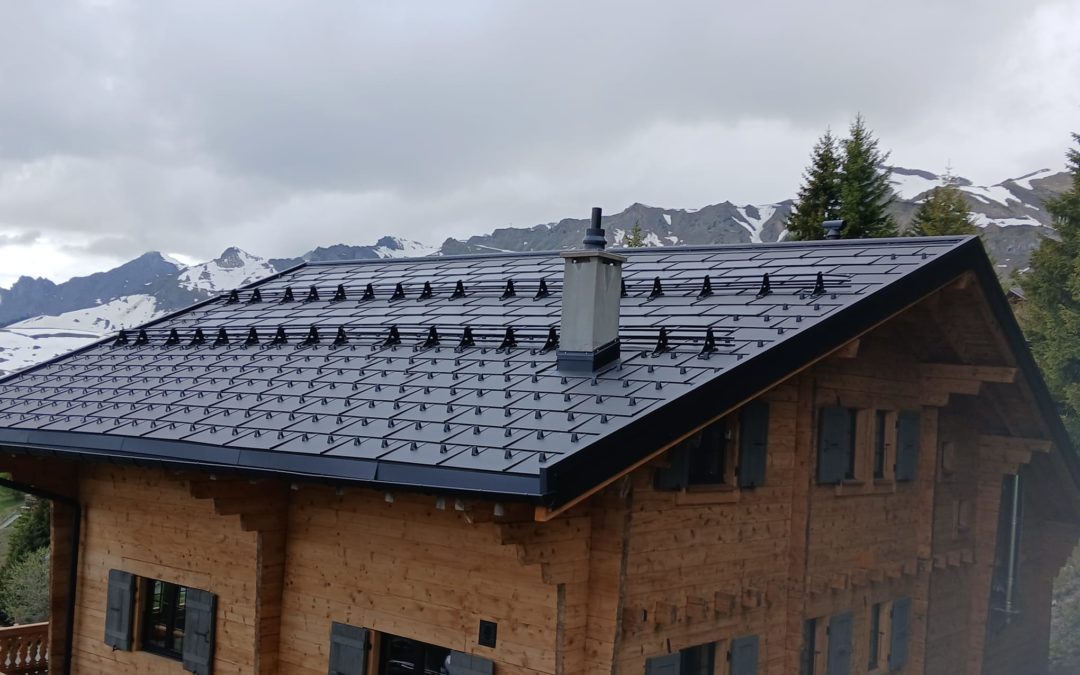 Installation solaire en tuiles PREFA